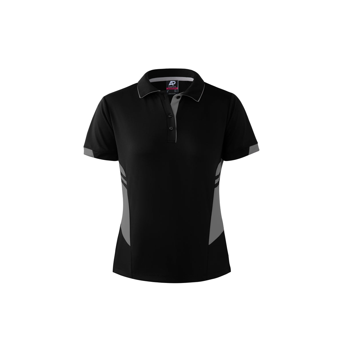 Aussie Pacific Tasman Ladies Polo 2311 - Black/Ashe