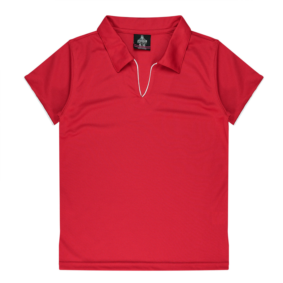 Aussie Pacific Yarra Ladies Polo 2302 - Red/White