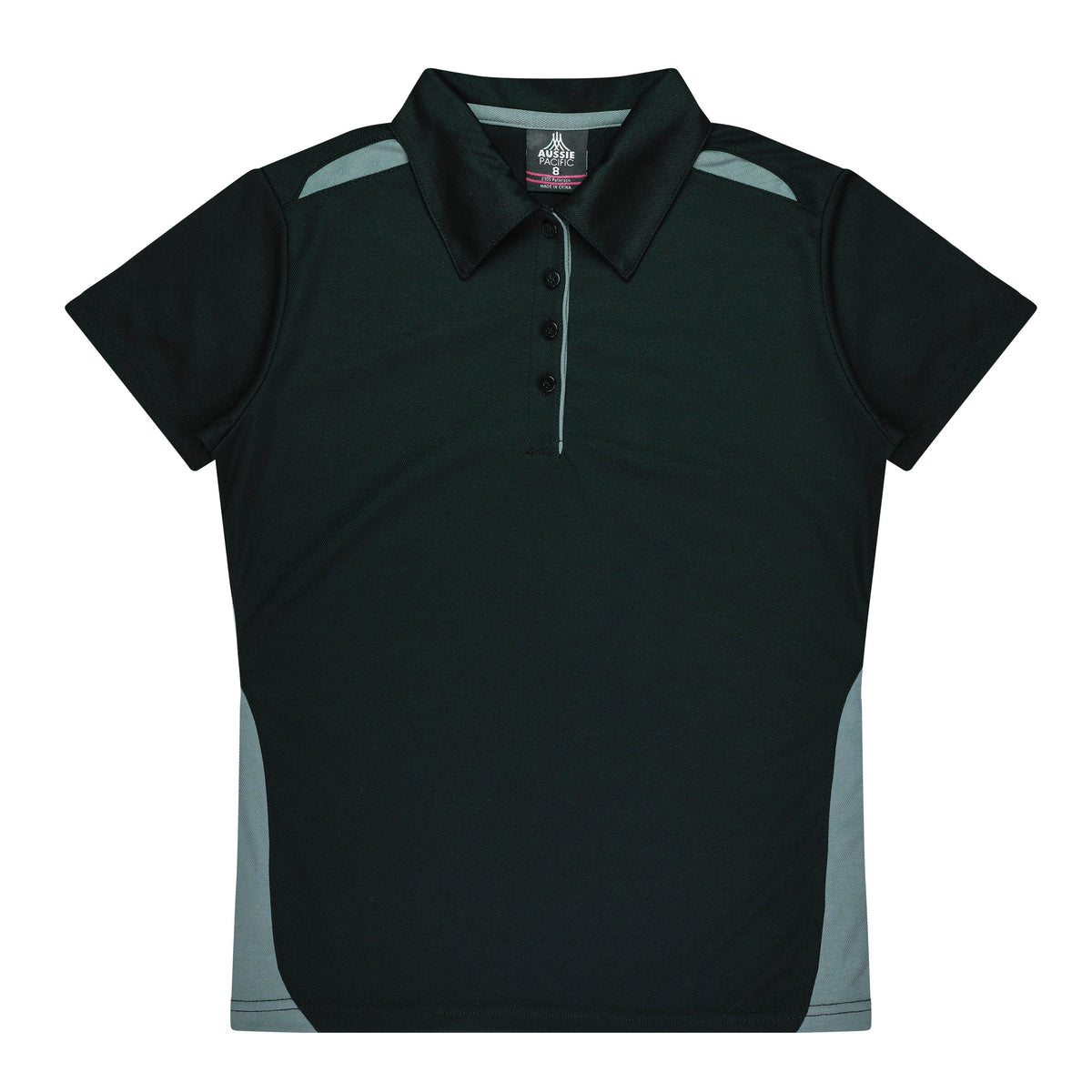 Aussie Pacific Paterson Ladies Polo 2305 - Black/Ashe