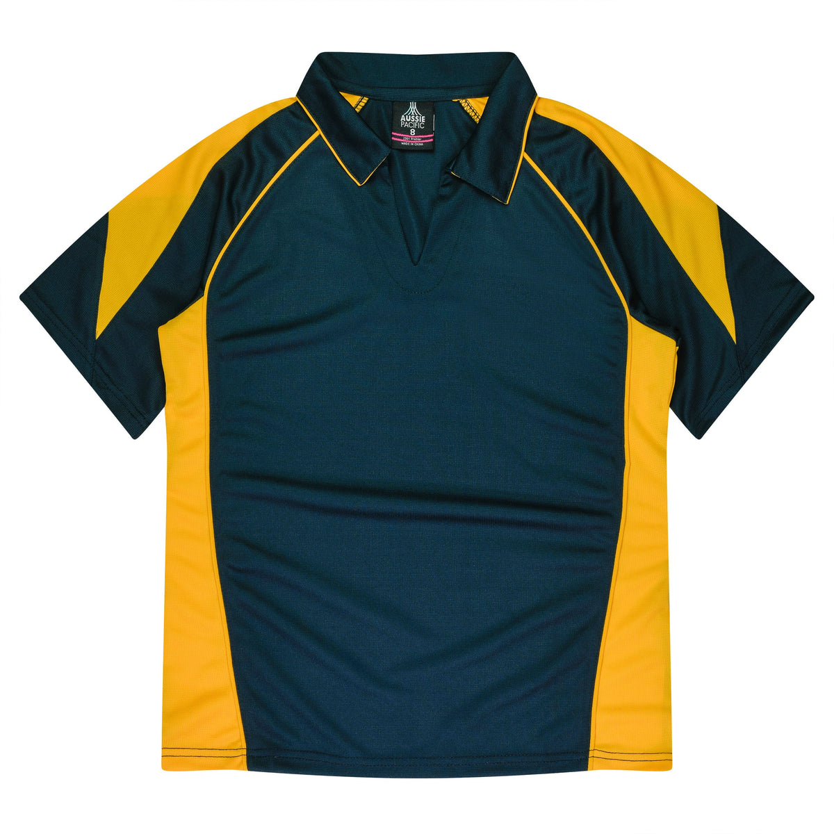 Aussie Pacific Premier Ladies Polo 2301 - Navy/Gold