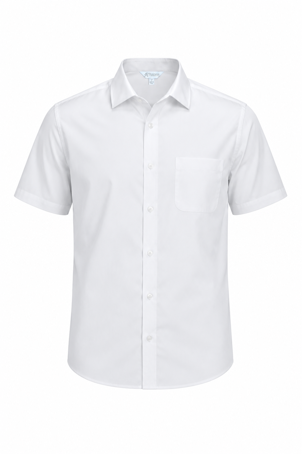 Aussie Pacific Kingswood Men's Shirt Short Sleeve 1910S - White