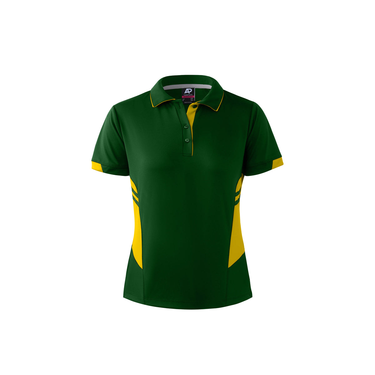 Aussie Pacific Tasman Ladies Polo 2311 - Bottle/Gold