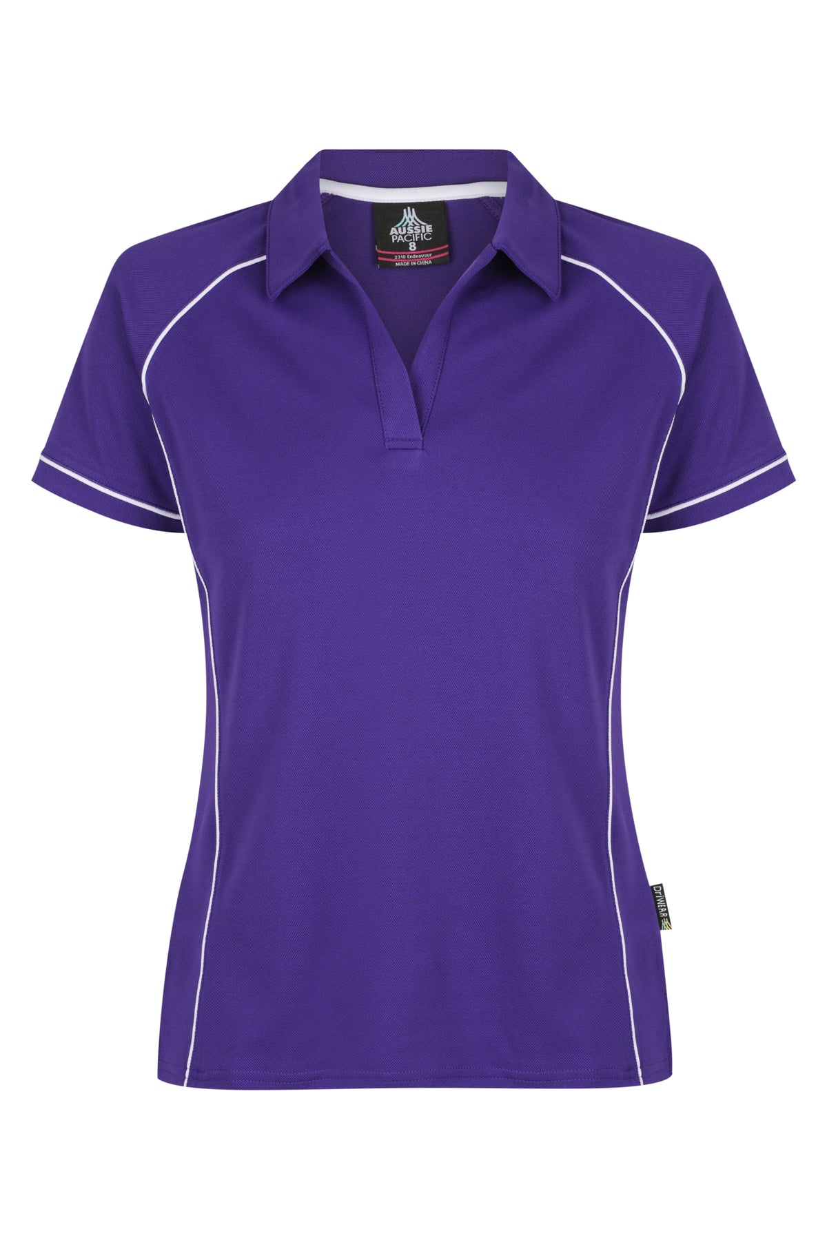 Aussie Pacific Endeavour Ladies Polo 2310 - Purple/White