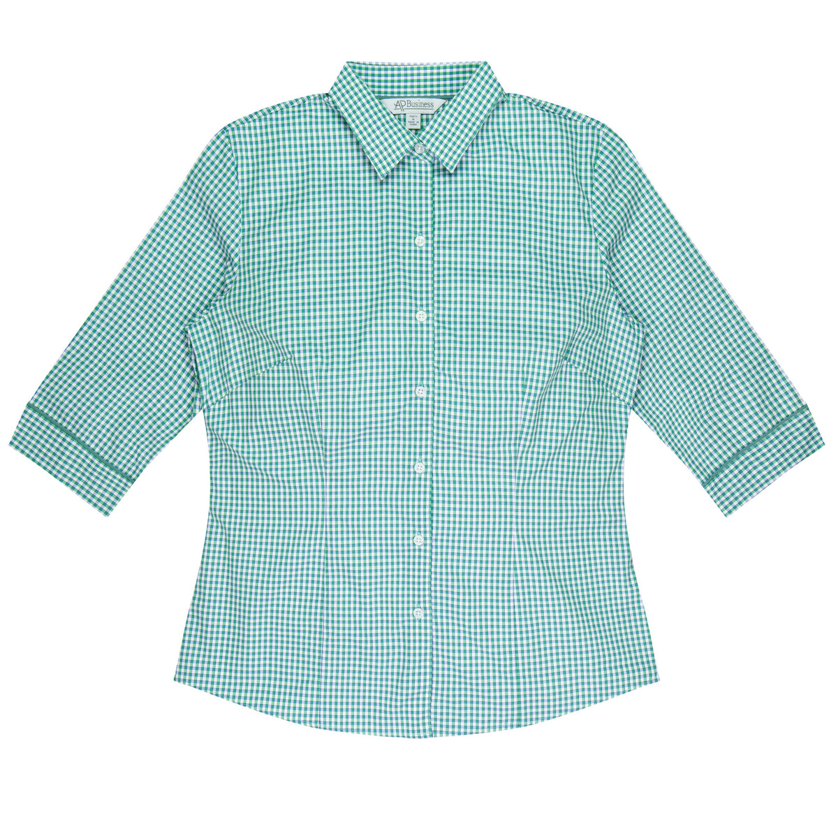 Aussie Pacific Epsom Ladies Shirt 3/4 Sleeve 2907T - Emerald