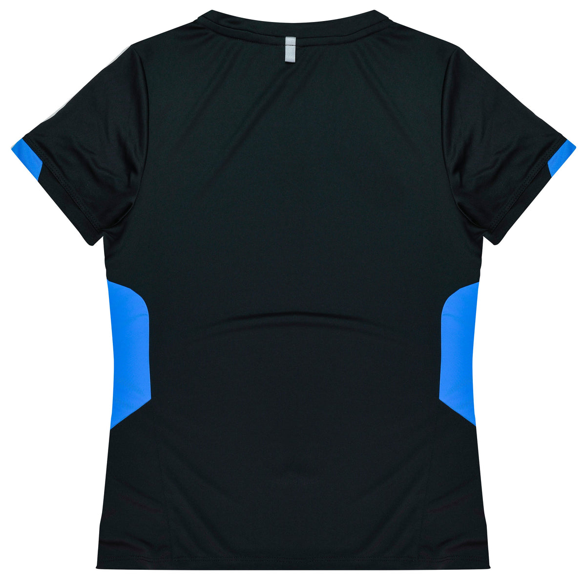 Aussie Pacific Tasman Ladies Tee 2211 - Black/Cyan