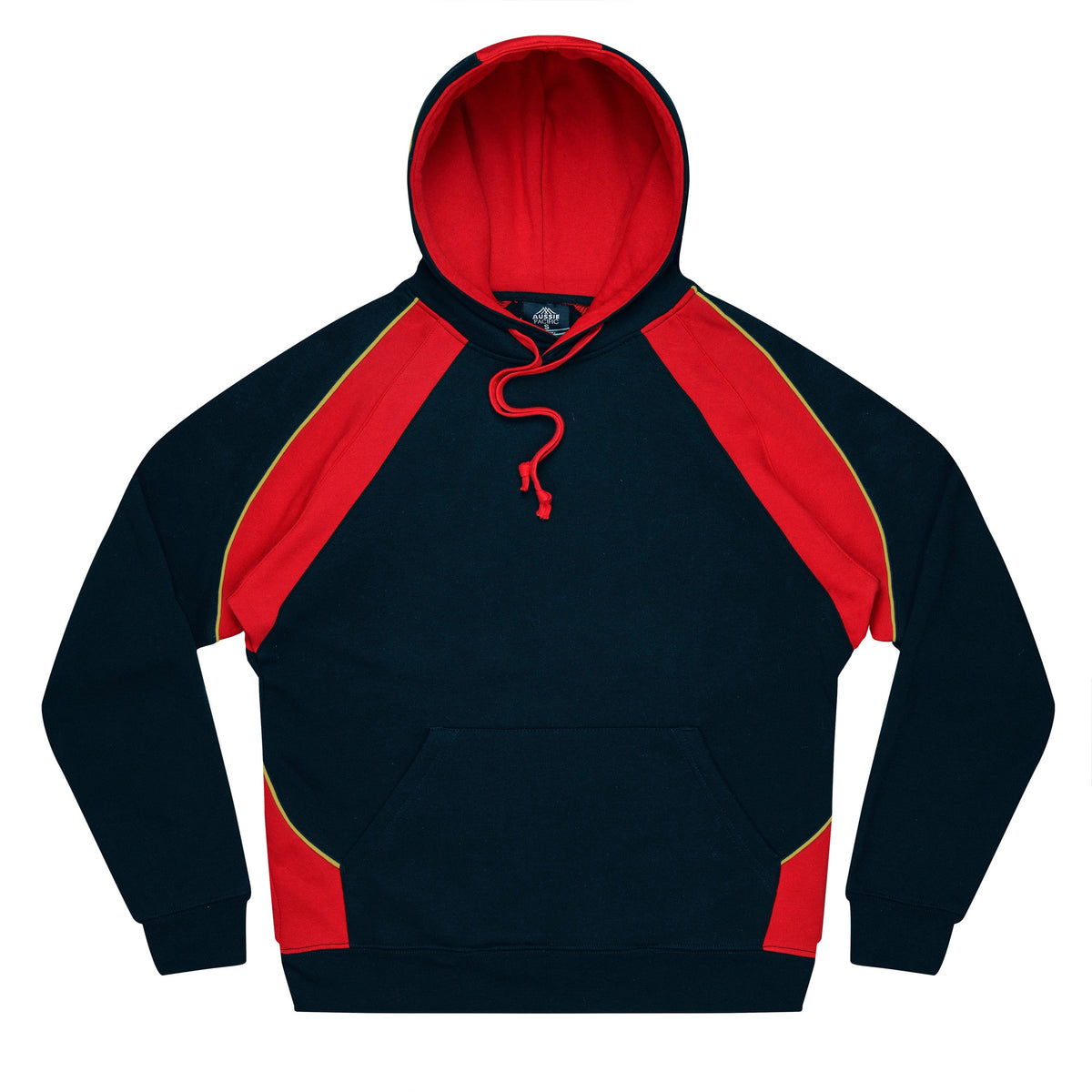 Aussie Pacific Huxley Men's Hoodie 1509 - Navy/Red/Gold