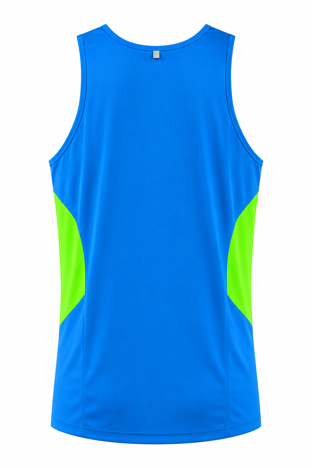 Aussie Pacific Tasman Men's Singlet 1111 - Cyan/Neon Green