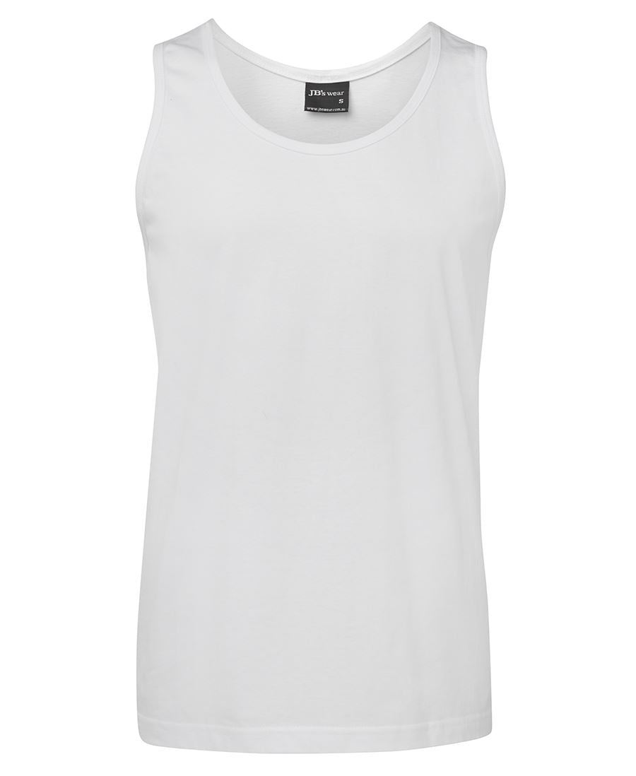JB's Singlet - White - Front