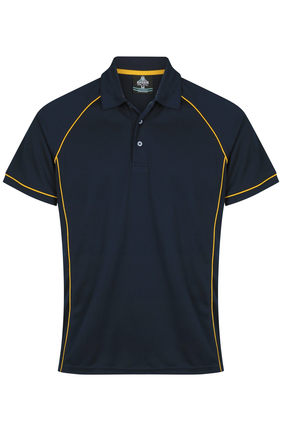 Aussie Pacific Endeavour Men's Polo 1310 - Navy/Gold