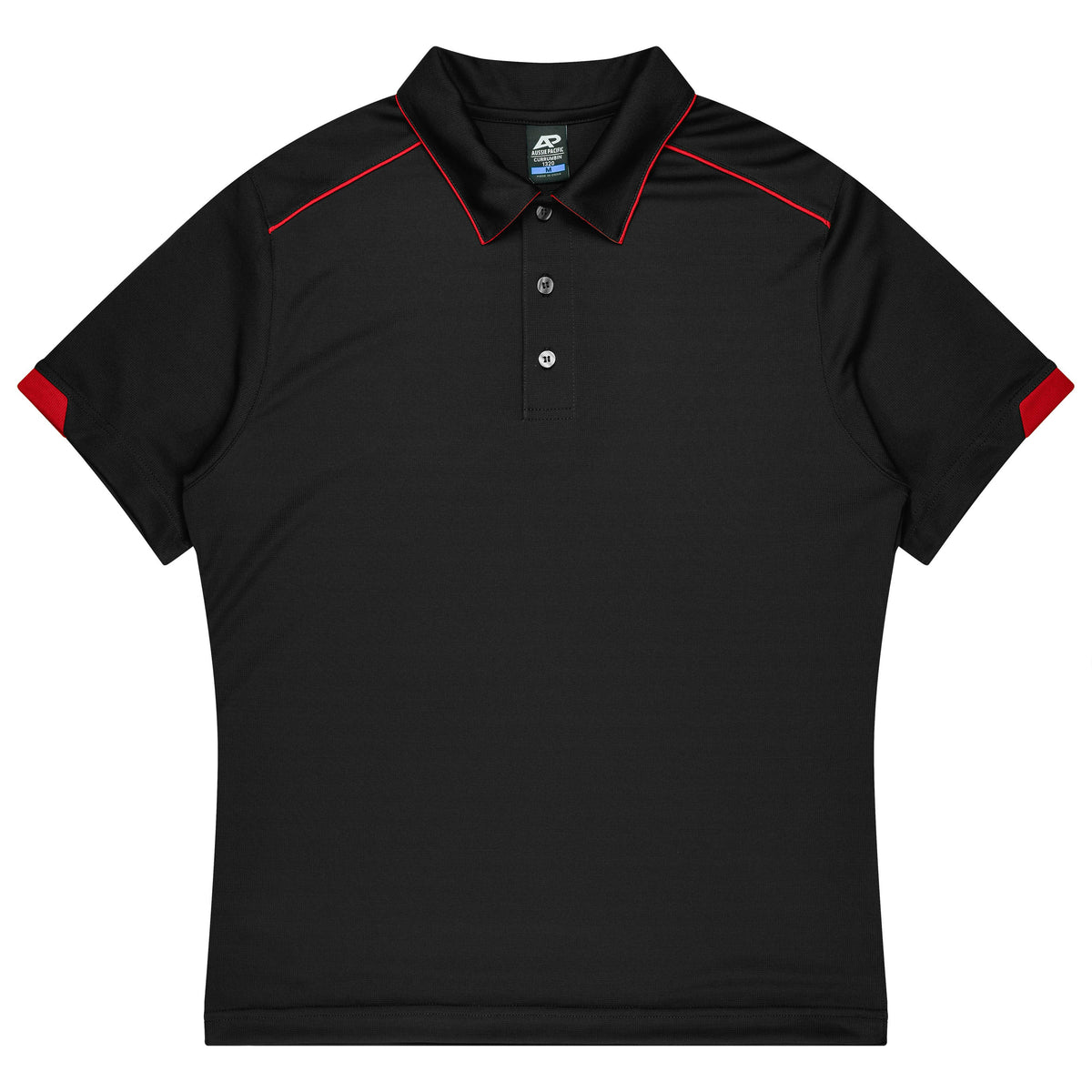 Aussie Pacific Currumbin Kids Polo 3320 - Black/Red
