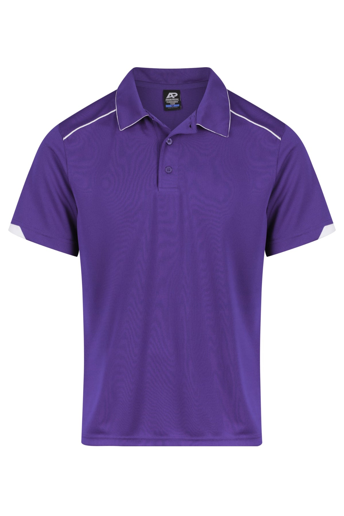 Aussie Pacific Currumbin Men's Polo 1320 - Purple/White