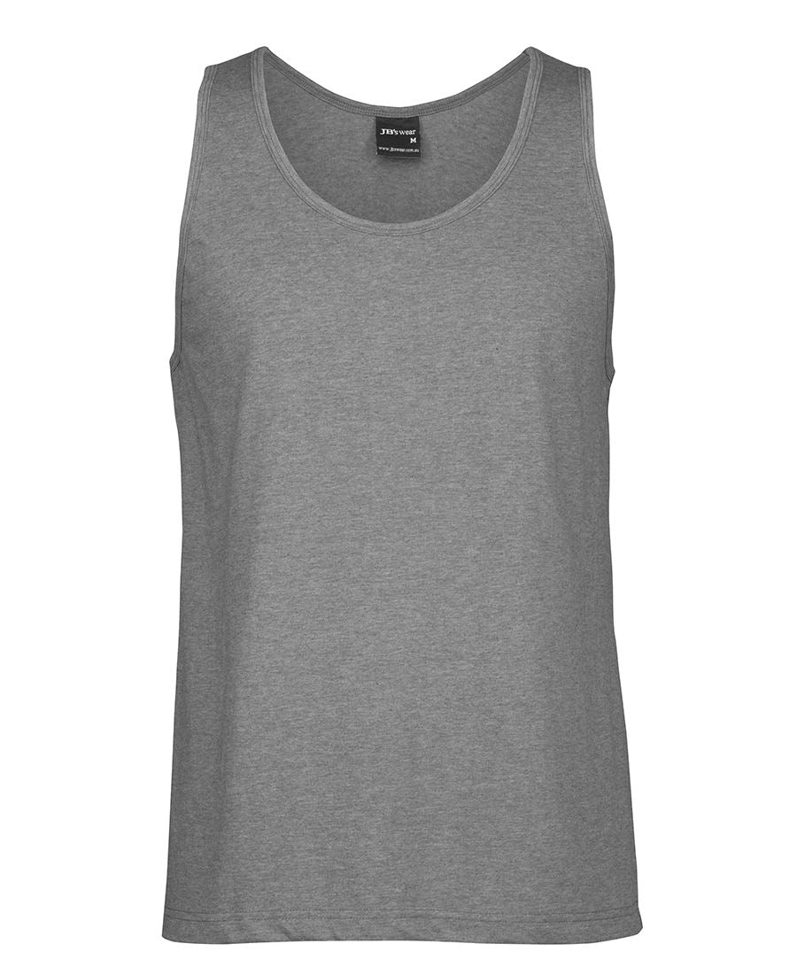 JB's Singlet - Grey Marle - Front