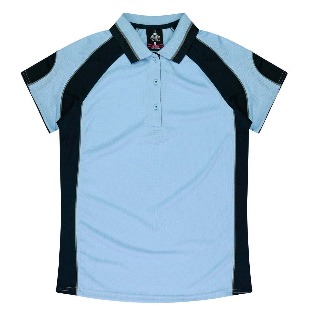 Aussie Pacific Murray Ladies Polo 2300 - Sky/Navy