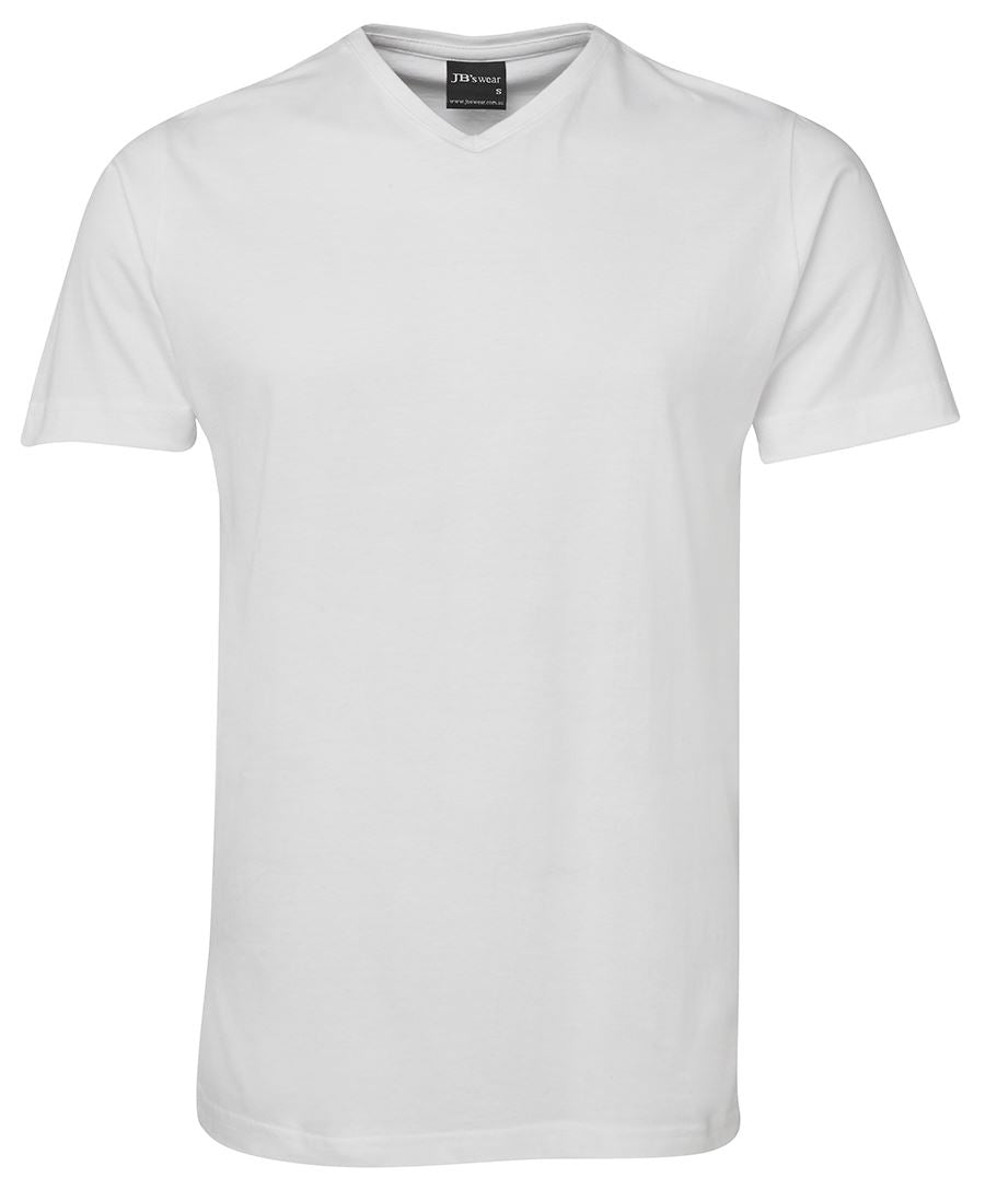 JB's V-Neck Tee - White - Front