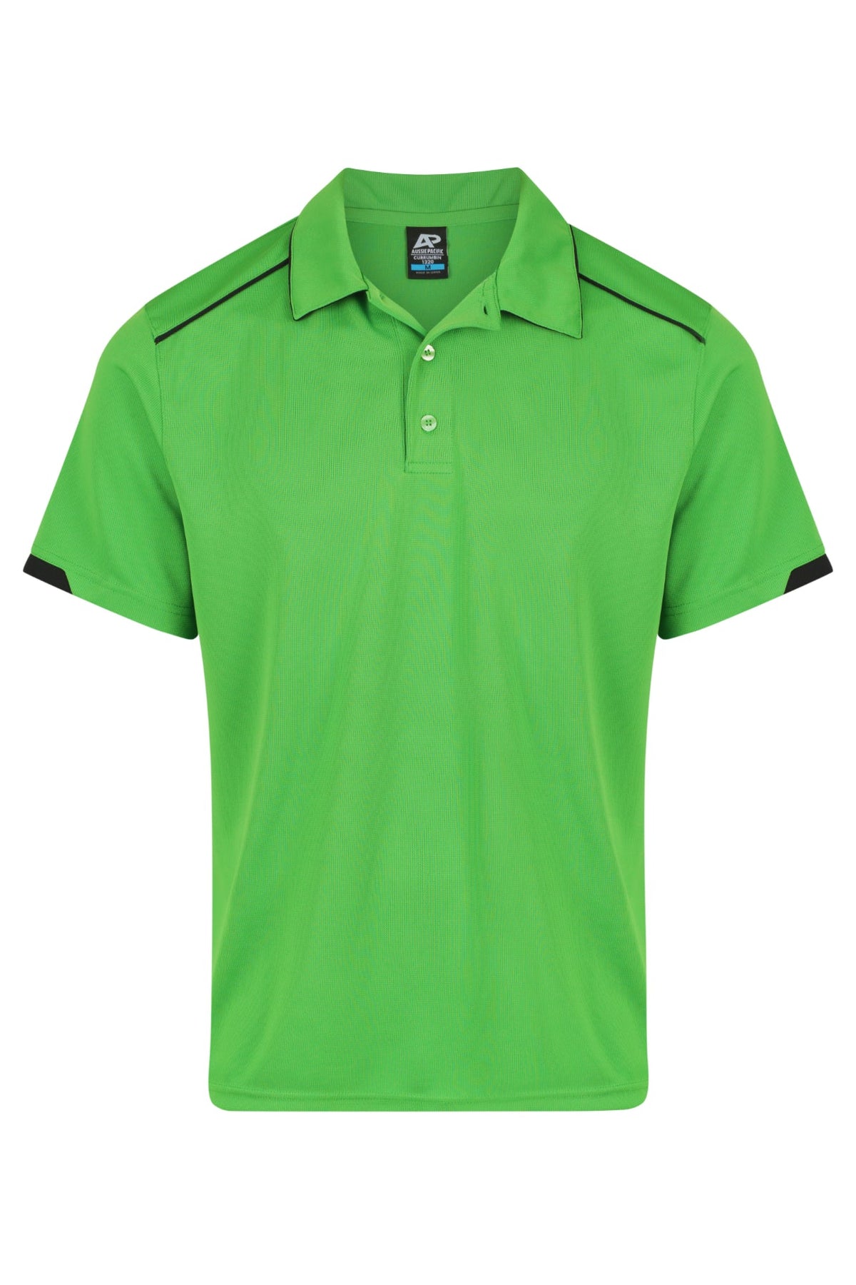 Aussie Pacific Currumbin Men's Polo 1320 - Kawa Green/Black