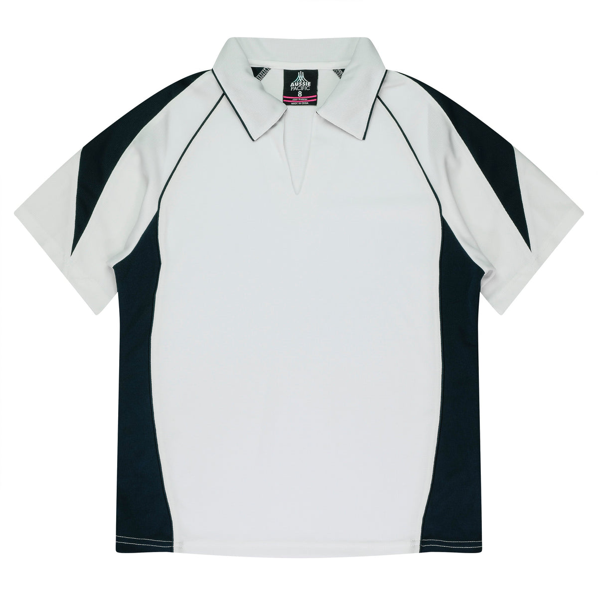 Aussie Pacific Premier Ladies Polo 2301 - White/Navy