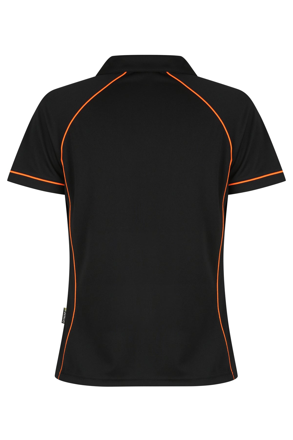 Aussie Pacific Endeavour Ladies Polo 2310 - Black/Orange