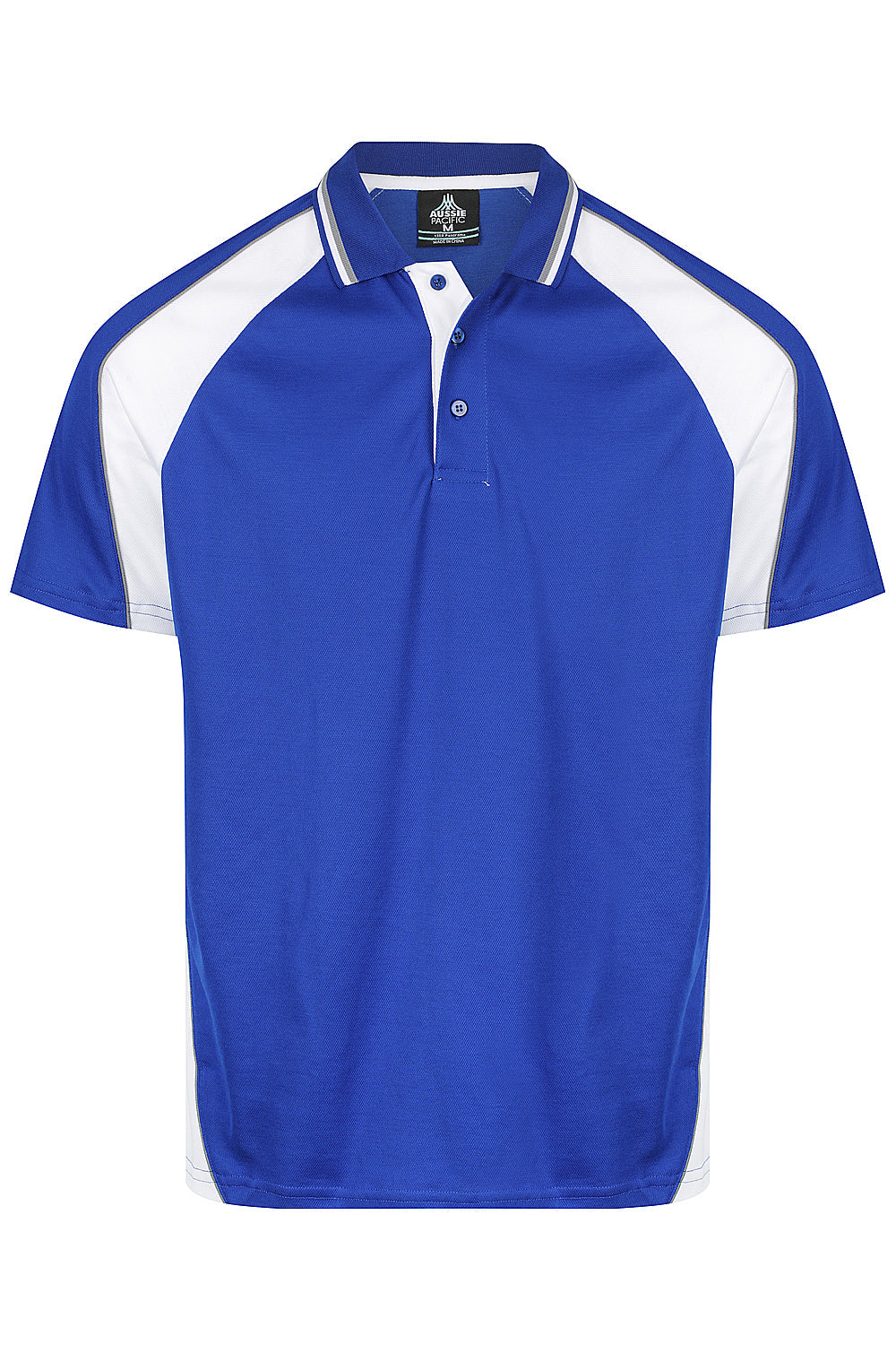 Aussie Pacific Panorama Men's Polo 1309 - Royal/White/Ashe