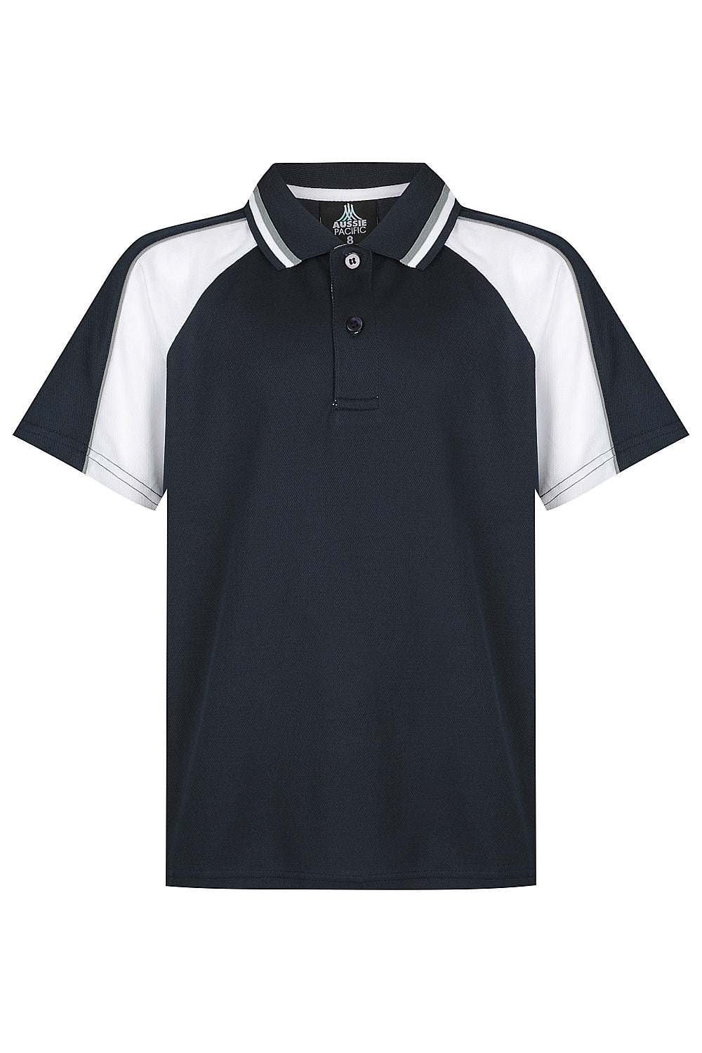 Aussie Pacific Panorama Kids Polo 3309 - Navy/White/Ashe