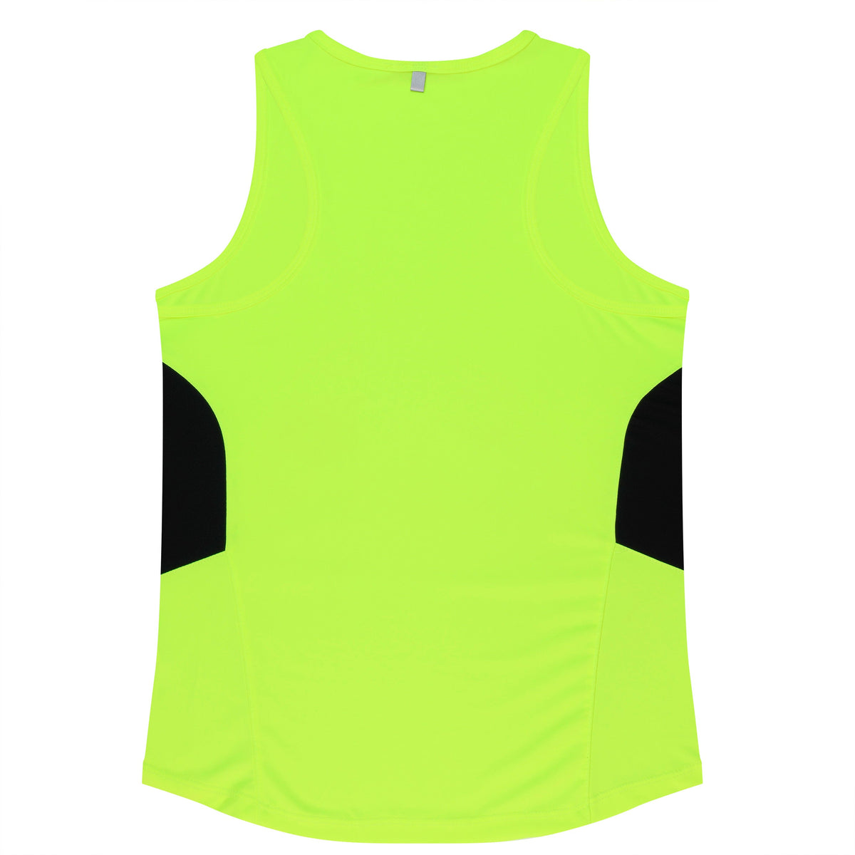 Aussie Pacific Tasman Ladies Singlet 2111 - Neon Yellow/Black
