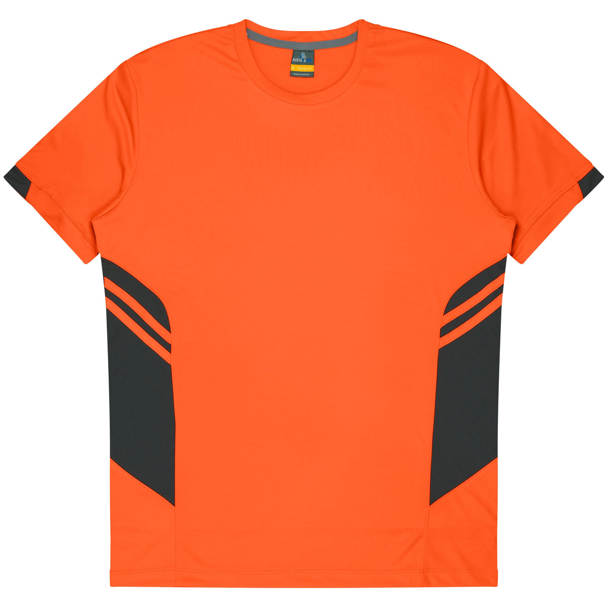 Aussie Pacific Tasman Kids Tee 3211 - Neon Orange/Slate