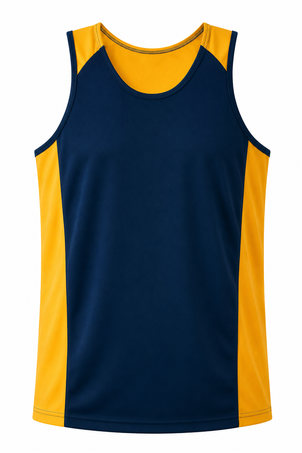 Aussie Pacific Premier Men's Singlet 1101 - Navy/Gold