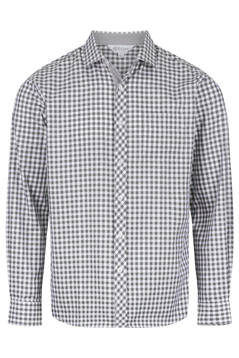 Aussie Pacific Brighton Men's Shirt Long Sleeve 1909L - Black