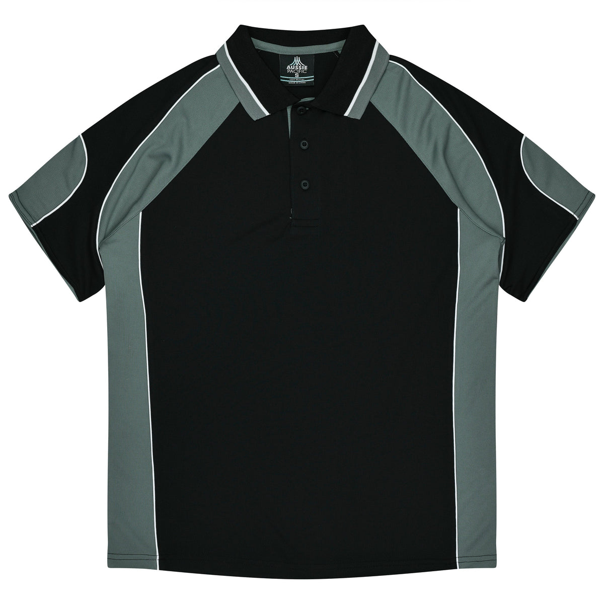 Aussie Pacific Murray Kids Polo 3300 - Black/Ashe