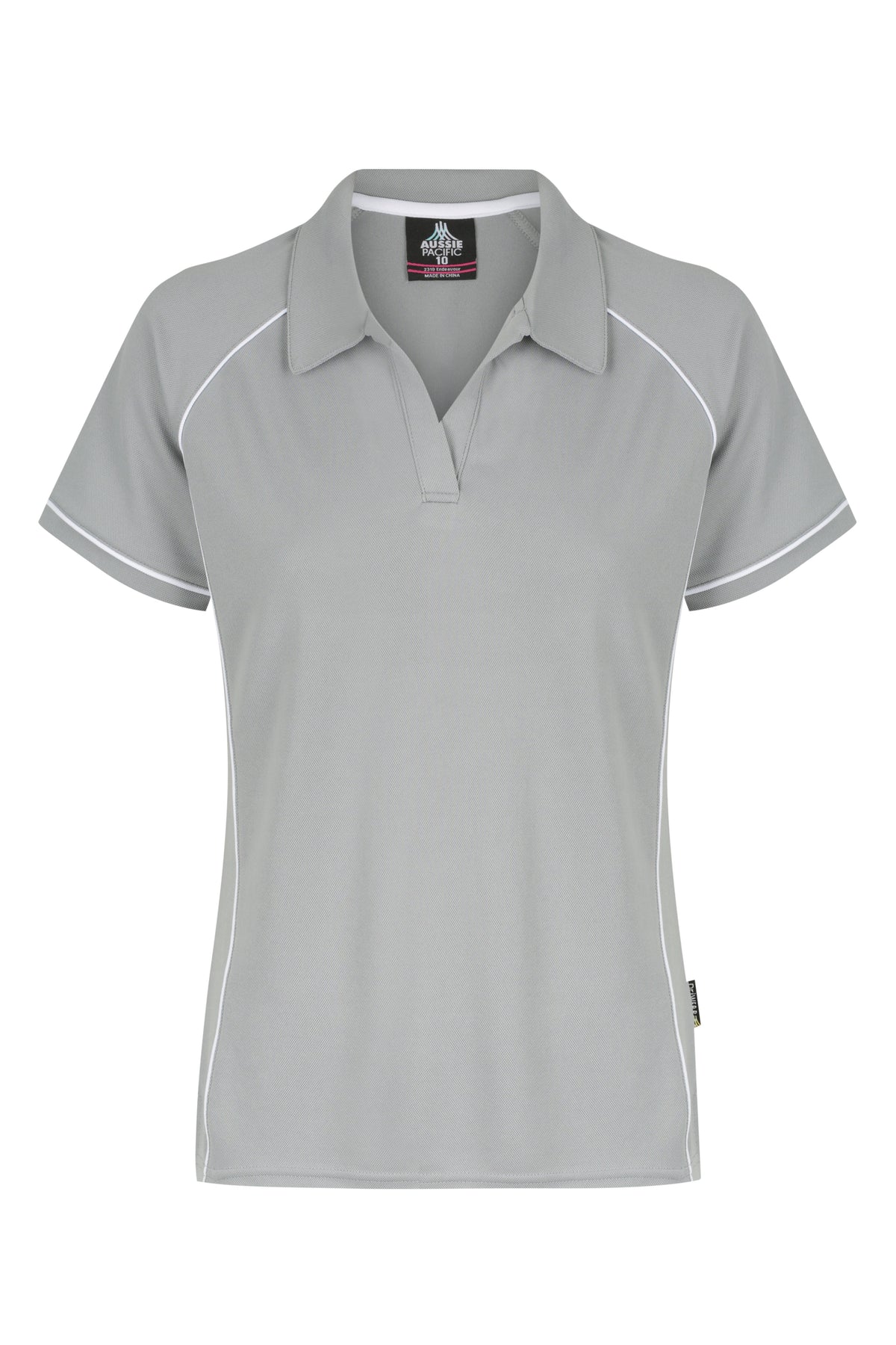 Aussie Pacific Endeavour Ladies Polo 2310 - Silver/White