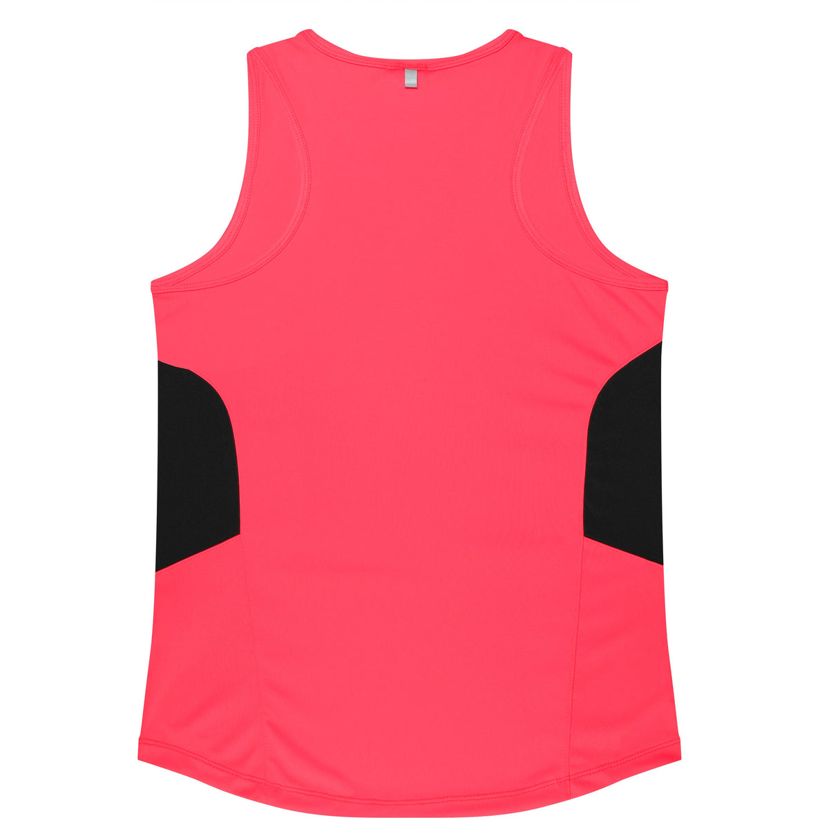Aussie Pacific Tasman Ladies Singlet 2111 - Neon Pink/Black