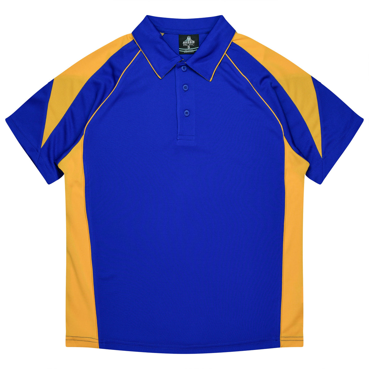 Aussie Pacific Premier Kids Polo 3301 - Royal/Gold
