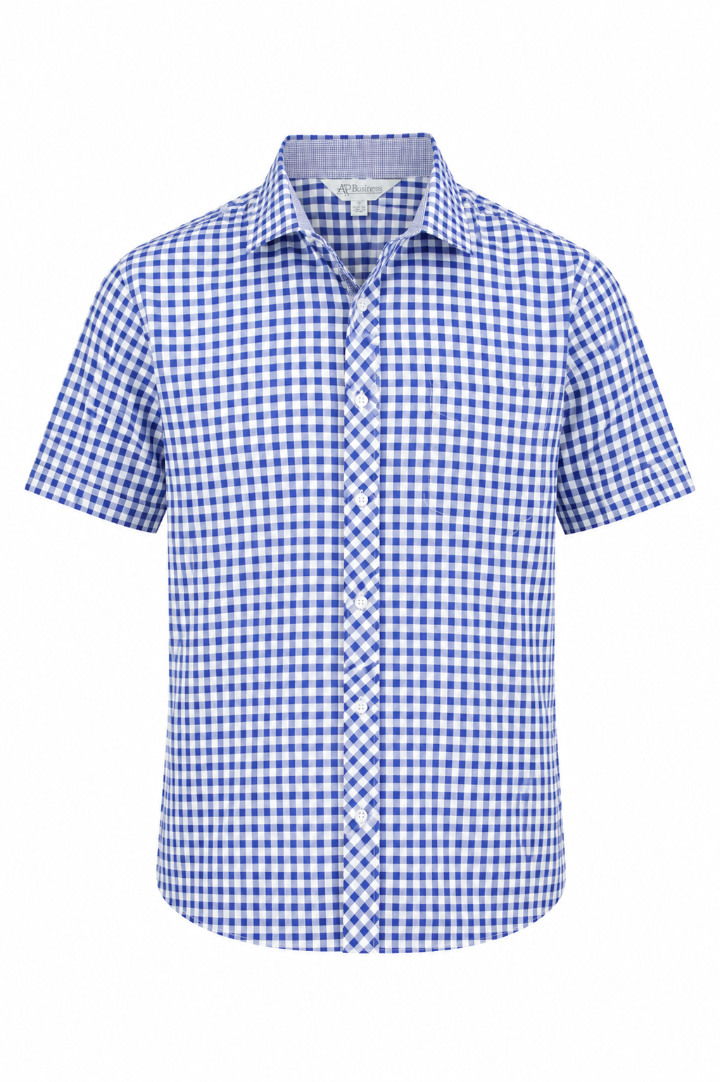 Aussie Pacific Brighton Men's Shirt Short Sleeve 1909S - French Blue