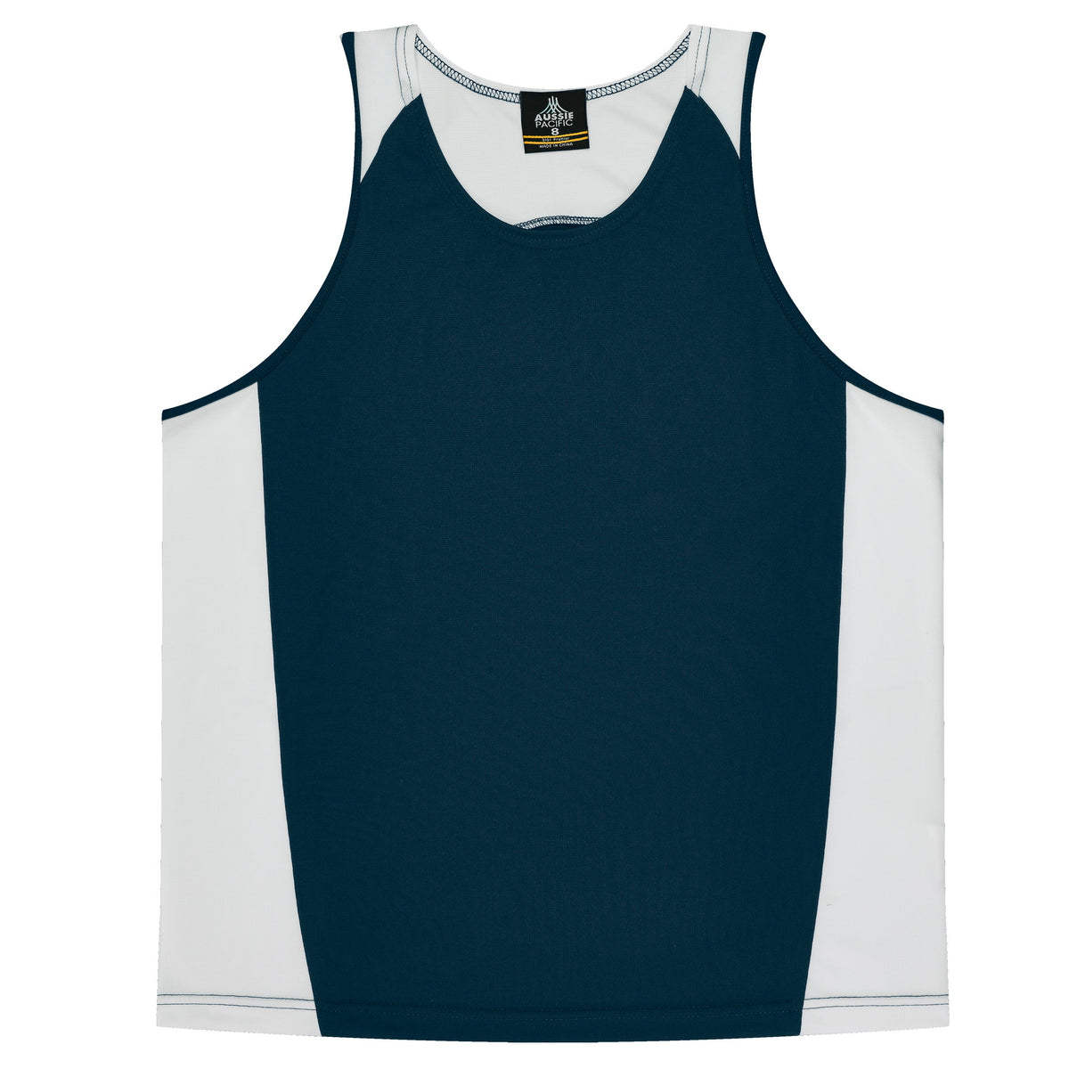 Aussie Pacific Premier Kids Singlet 3101 - Navy/White