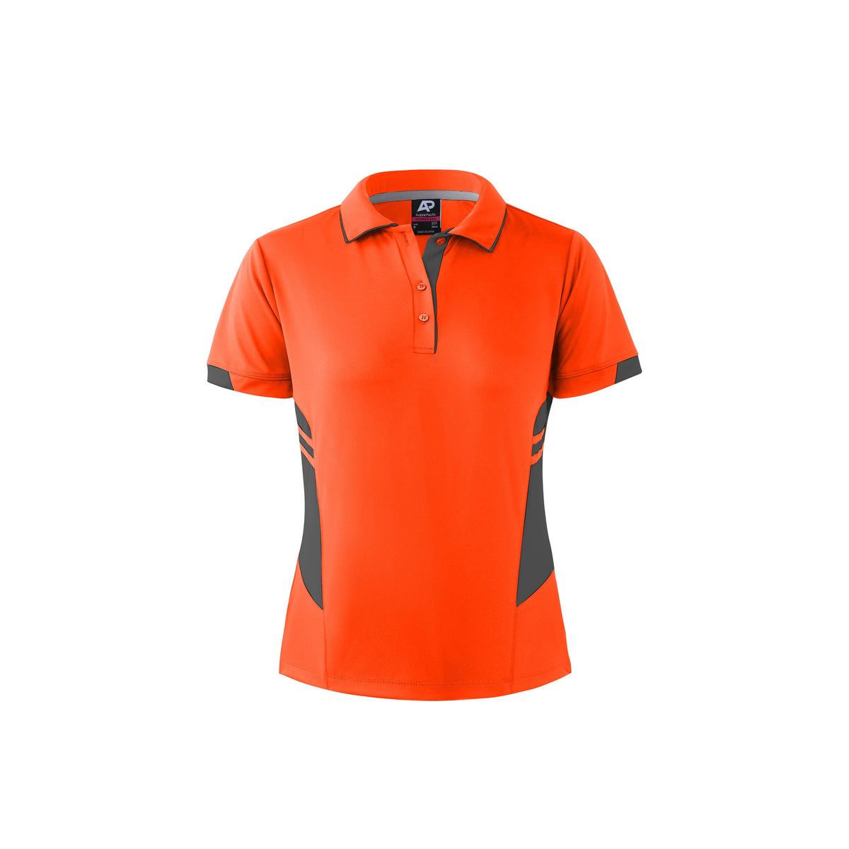 Aussie Pacific Tasman Ladies Polo 2311 - Neon Orange/Slate