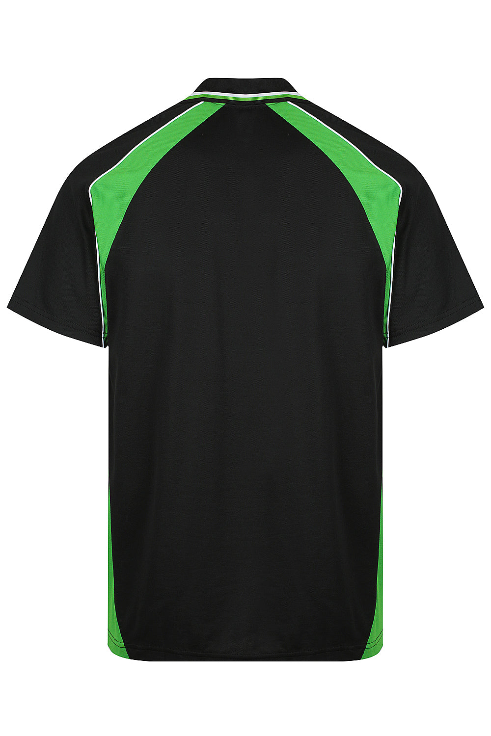 Aussie Pacific Panorama Men's Polo 1309 - Black/Kawa Green/White