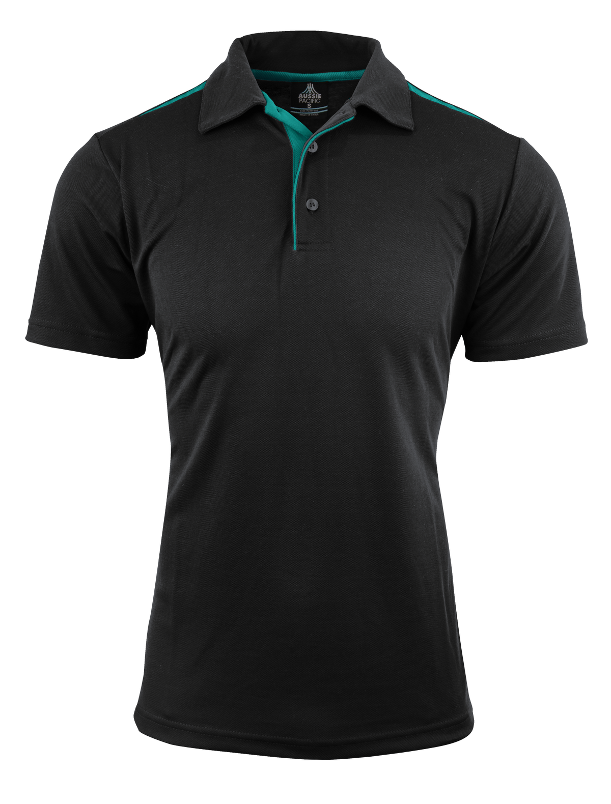Aussie Pacific Paterson Men's Polo 1305 - Black/Teal