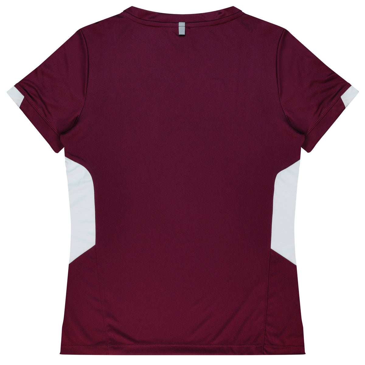 Aussie Pacific Tasman Ladies Tee 2211 - Maroon/White