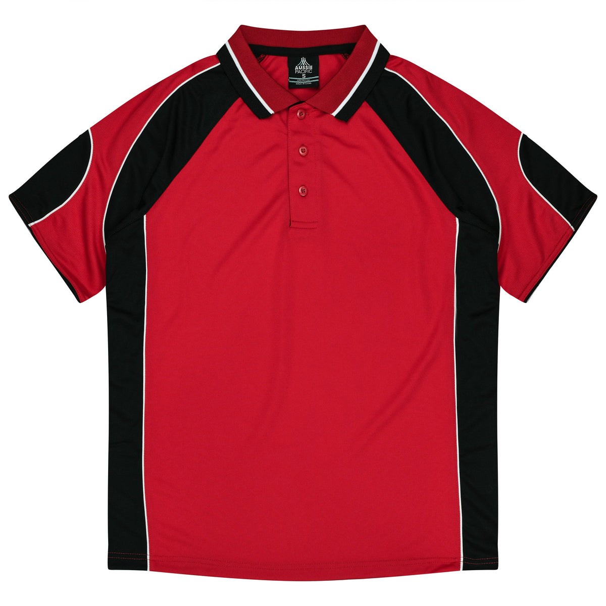 Aussie Pacific Murray Kids Polo 3300 - Red/Black