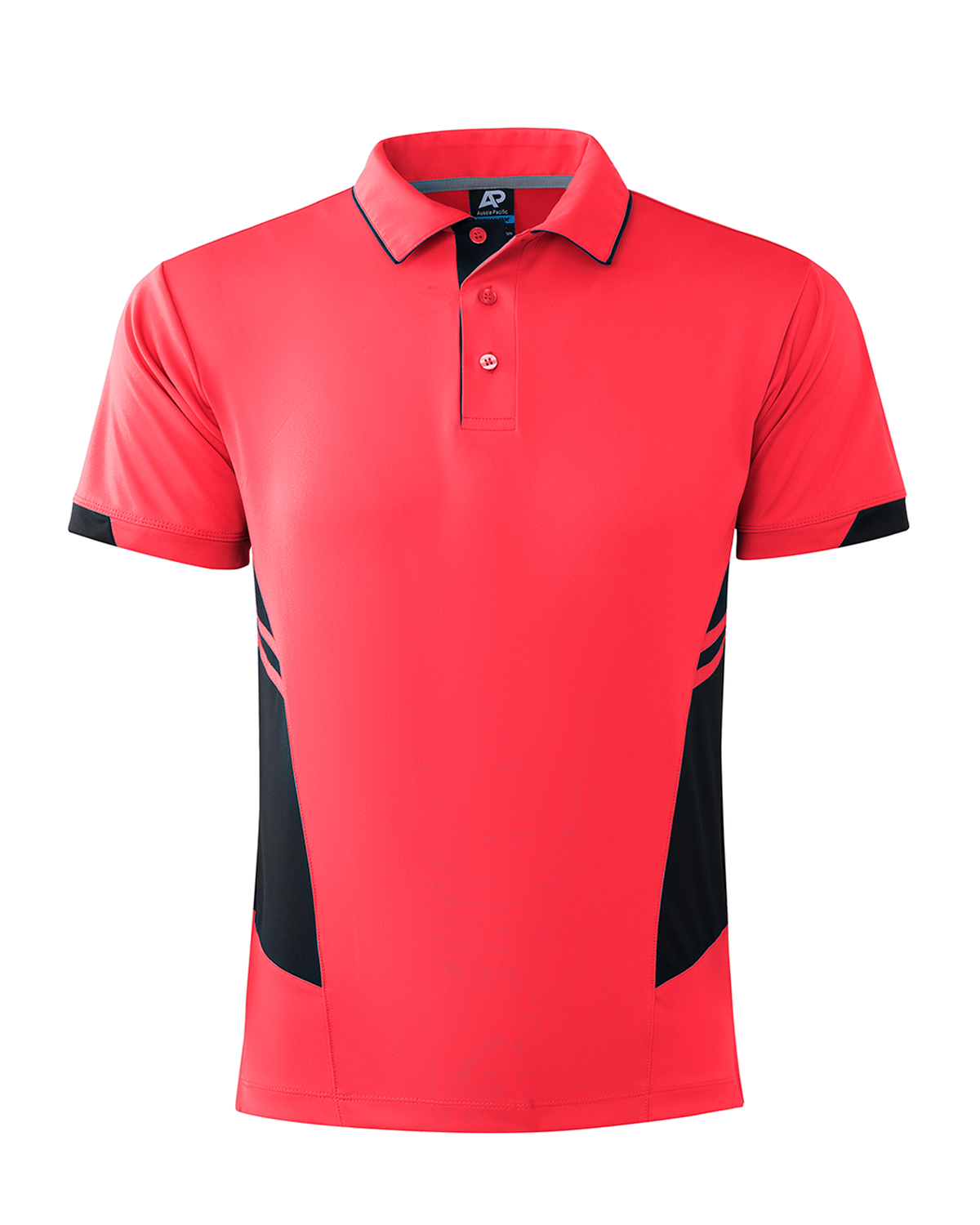 Aussie Pacific Tasman Men's Polo 1311 - Neon Pink/Black