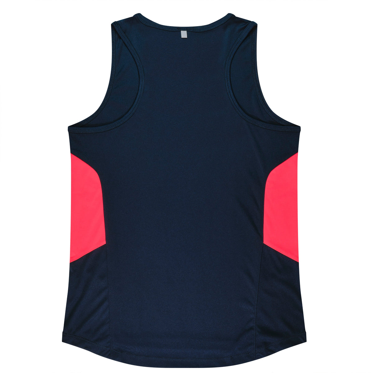 Aussie Pacific Tasman Ladies Singlet 2111 - Navy/Neon Pink