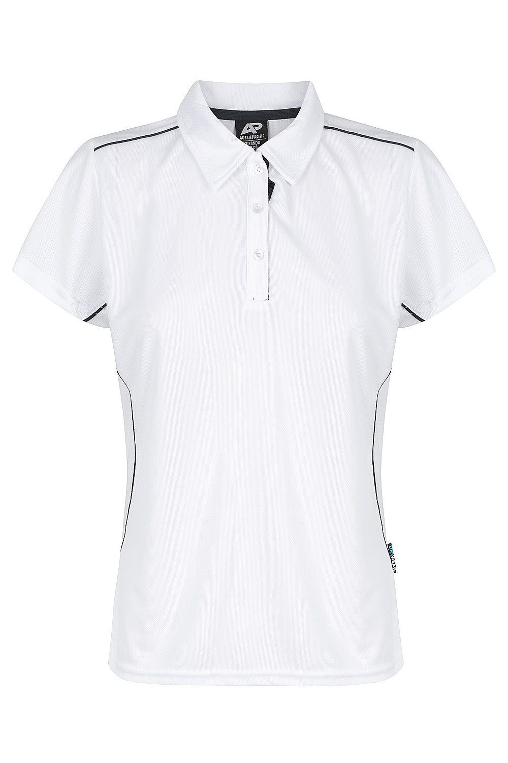 Aussie Pacific Kuranda Ladies Polo 2323 - White/Navy