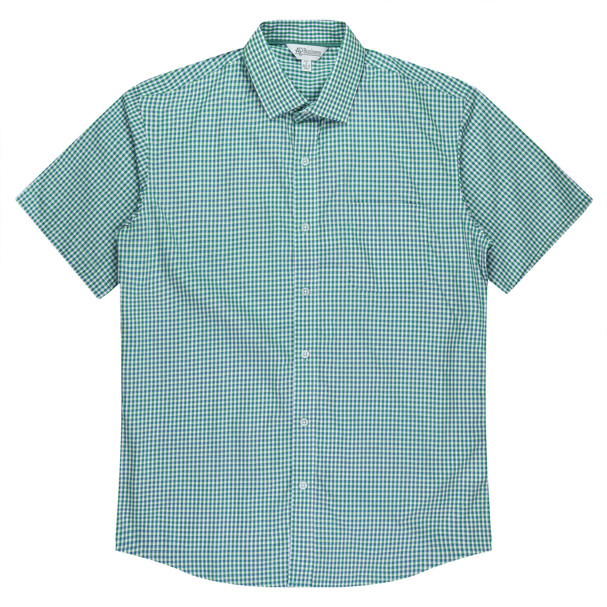 Aussie Pacific Epsom Men's Shirt Short Sleeve 1907S - Emerald