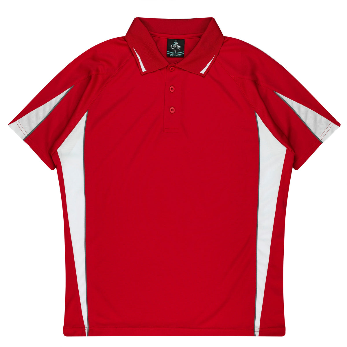Aussie Pacific Eureka Kids Polo 3304 - Red/White