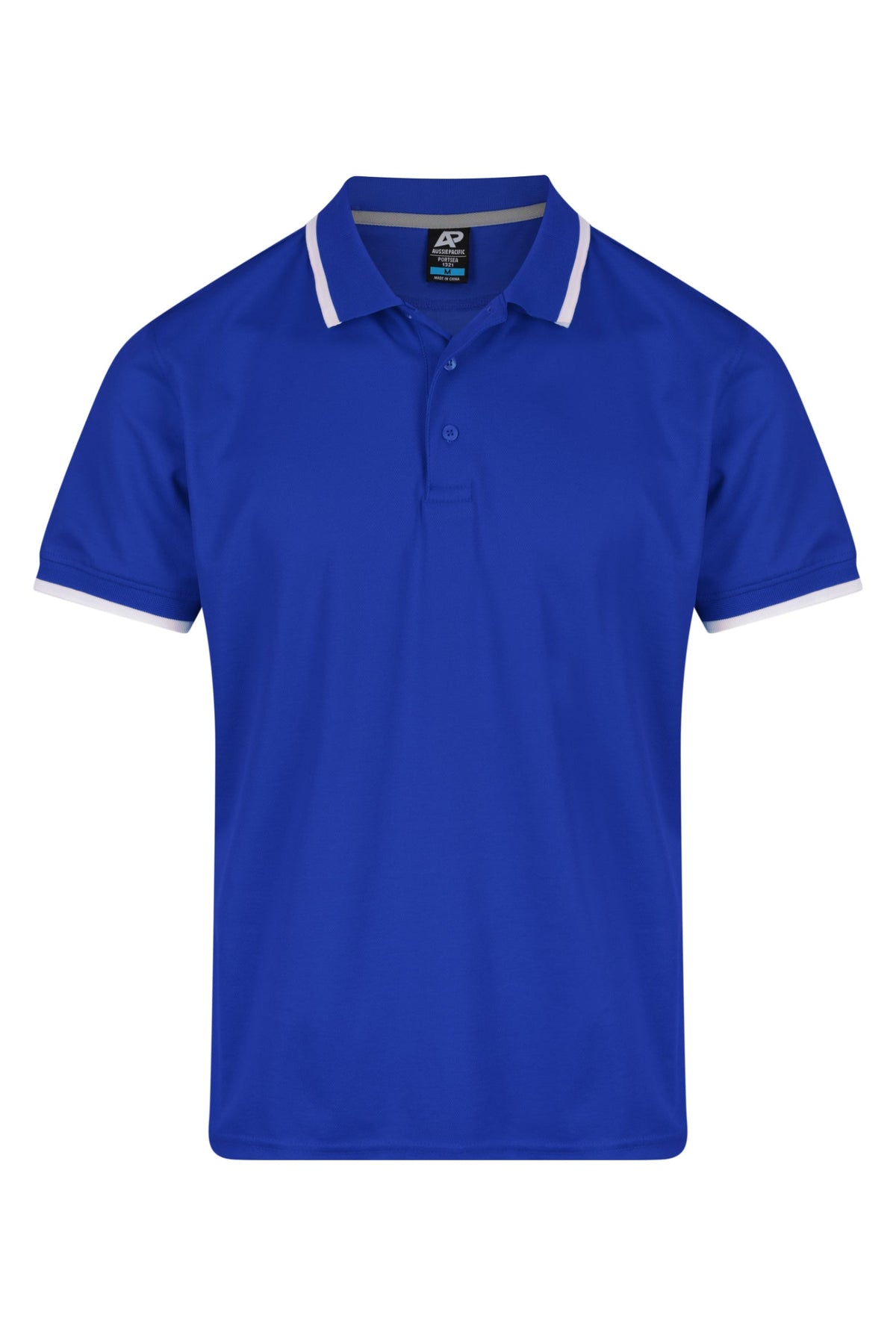 Aussie Pacific Portsea Men's Polo 1321 - Royal/White