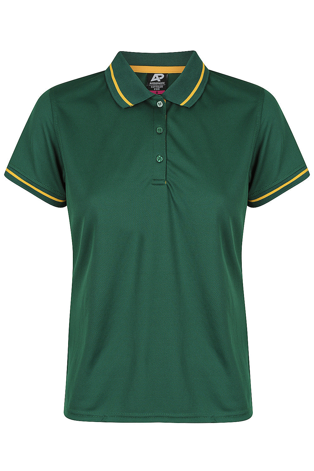 Aussie Pacific Cottesloe Ladies Polo 2319 - Bottle/Gold