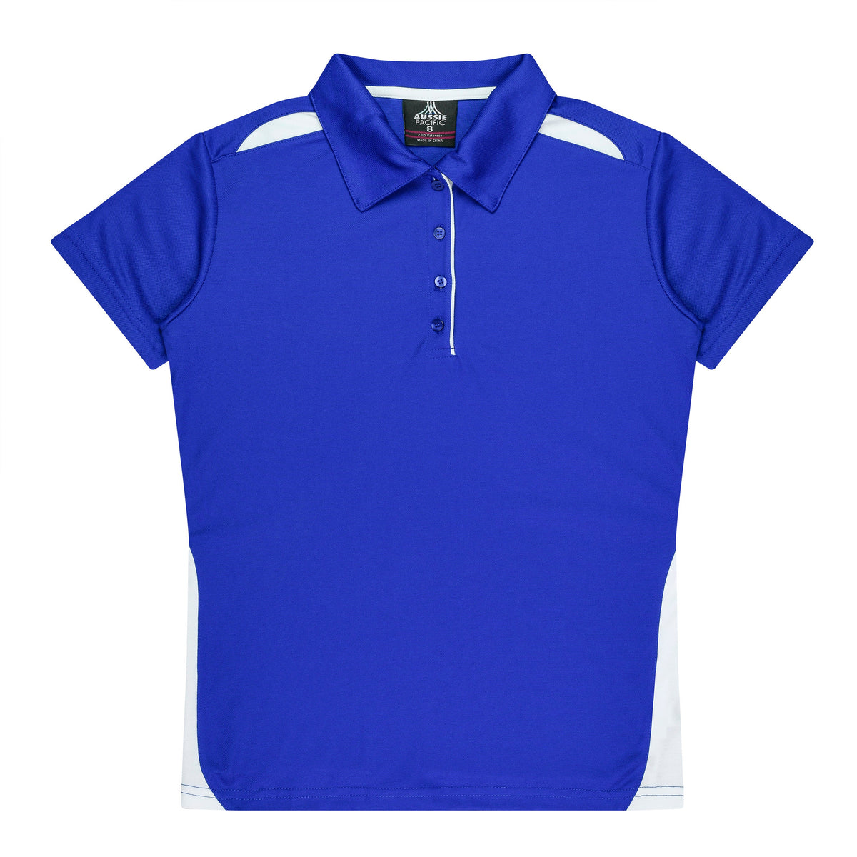 Aussie Pacific Paterson Ladies Polo 2305 - Royal/White