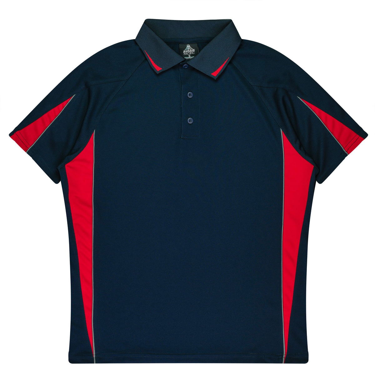 Aussie Pacific Eureka Kids Polo 3304 - Navy/Red