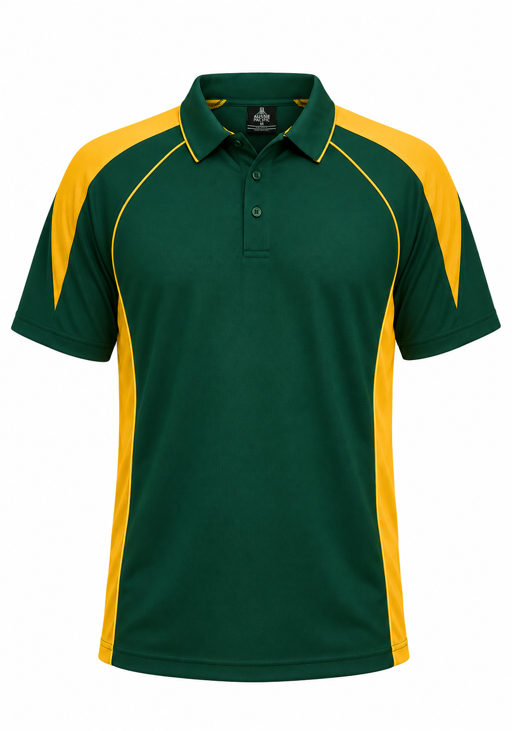 Aussie Pacific Premier Men's Polo 1301 - Bottle/Gold