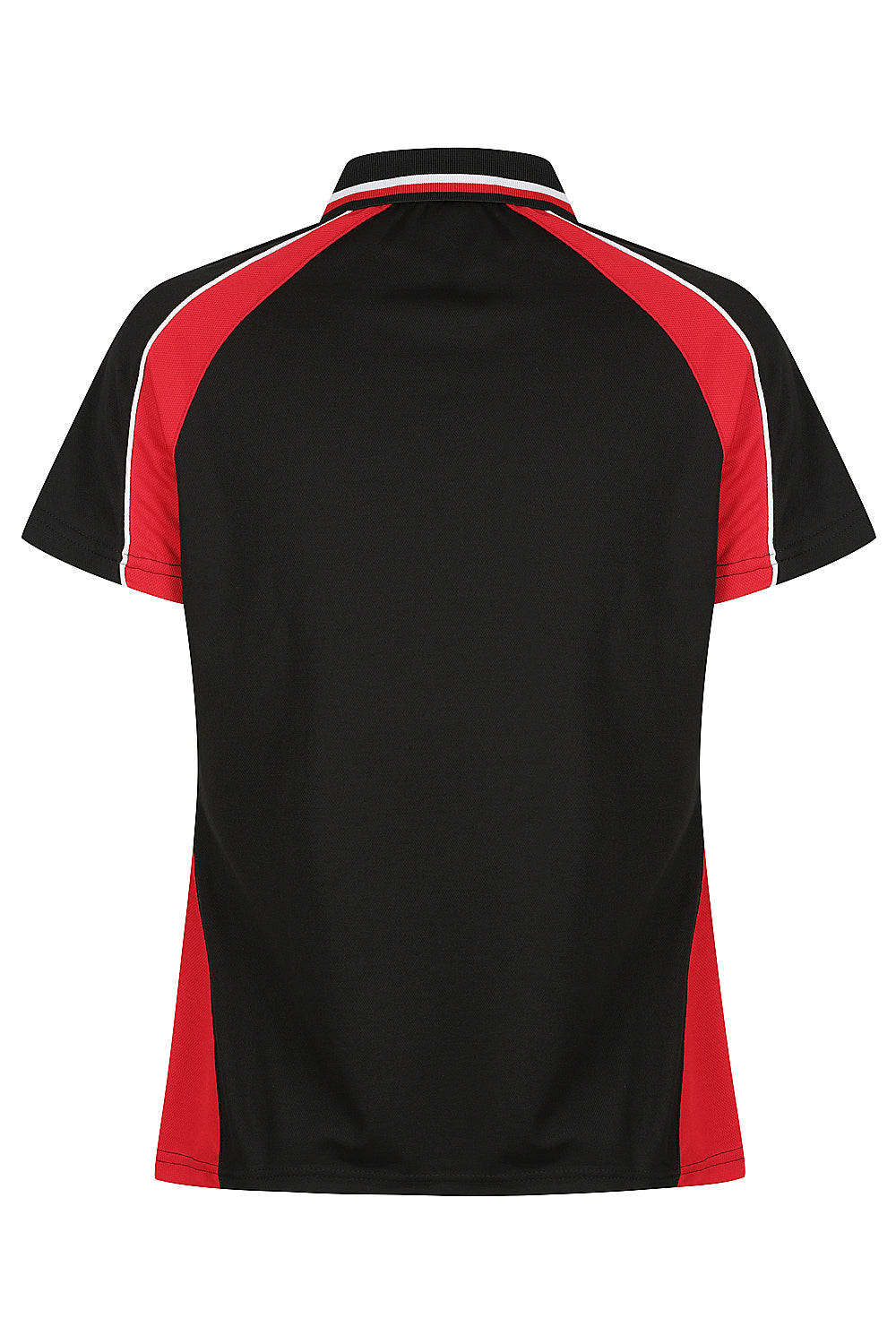 Aussie Pacific Panorama Ladies Polo 2309 - Black/Red/White