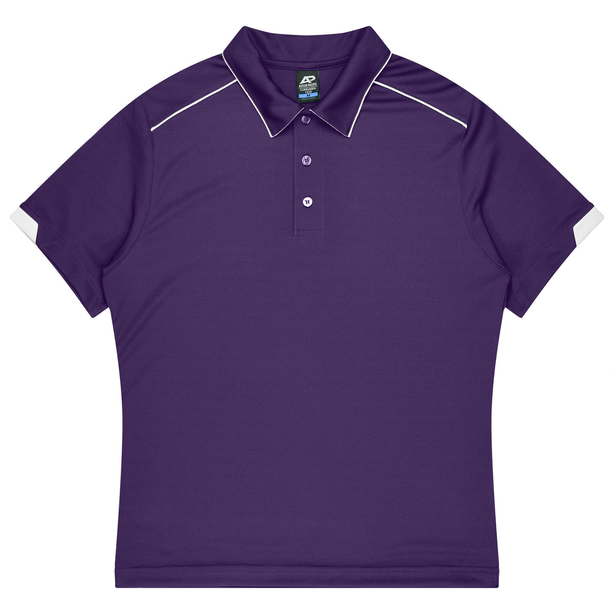 Aussie Pacific Currumbin Kids Polo 3320 - Purple/White